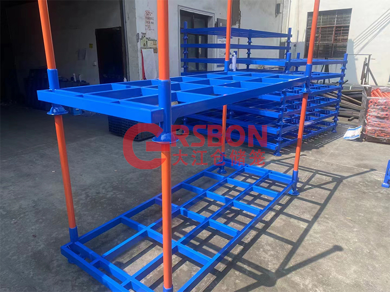 立柱托盤-巧固架-金屬料架-大江倉儲籠